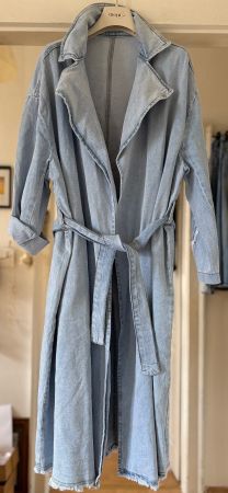 TRENCH/MANTEAU EN JEANS! M