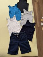 5 Unterhemden und eine kurze Hose Gr. 110,  sommer