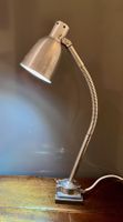 Werkstattlampe 50er Jahren, Stahl, komplett restauriert