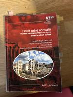 Livre Droit privé romain Dunand annotations surligné