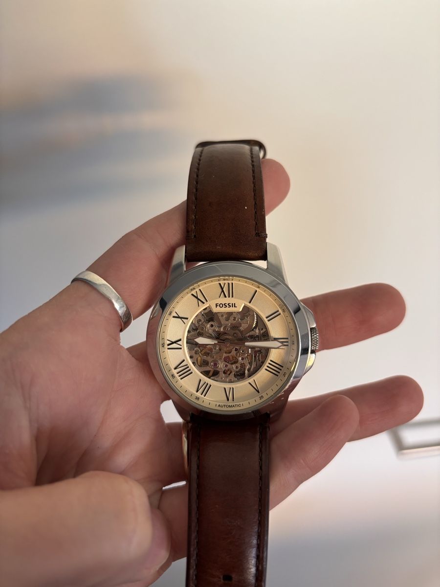 Fossil Orologi: Fossil Automatic Watch ME3099 Brown Leather - ab 1Fr – Usato da Meierskappel venduto da DayaMaya