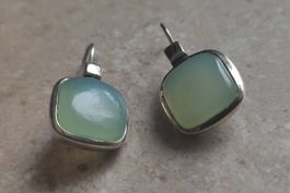 Ohrring Silber 925 mit Chalzedon