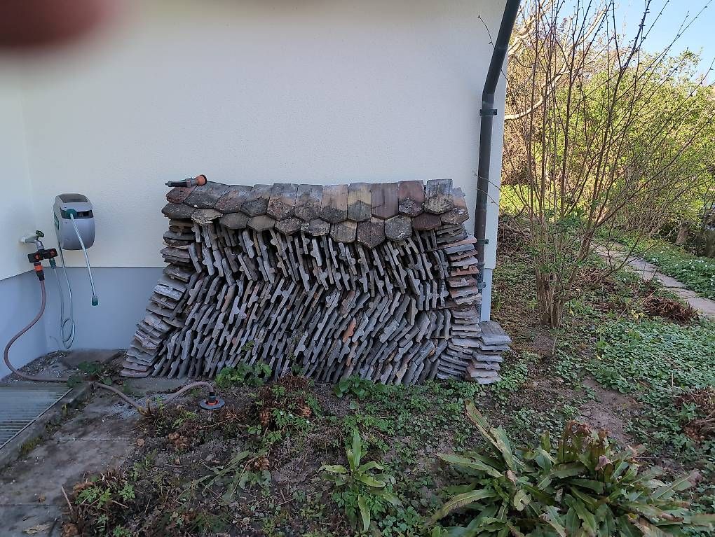 Pietre & tegole: Alte handgefertigte Biberschwanz Zigel – Usato da Opfikon venduto da tune2fs 2