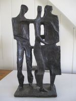 Eisen-Skulptur mit drei Figuren FREIL 1978 arte sculpture