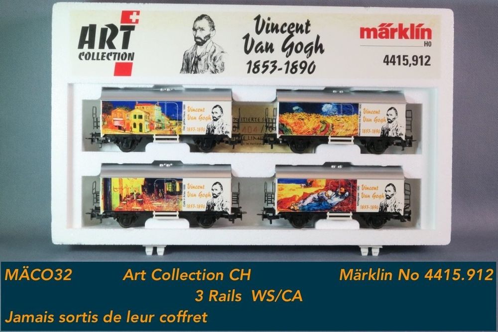 MESSAGE WAGONS MÄRKLIN X Vincent Van Gogh H0 EUR 95,00 - DE