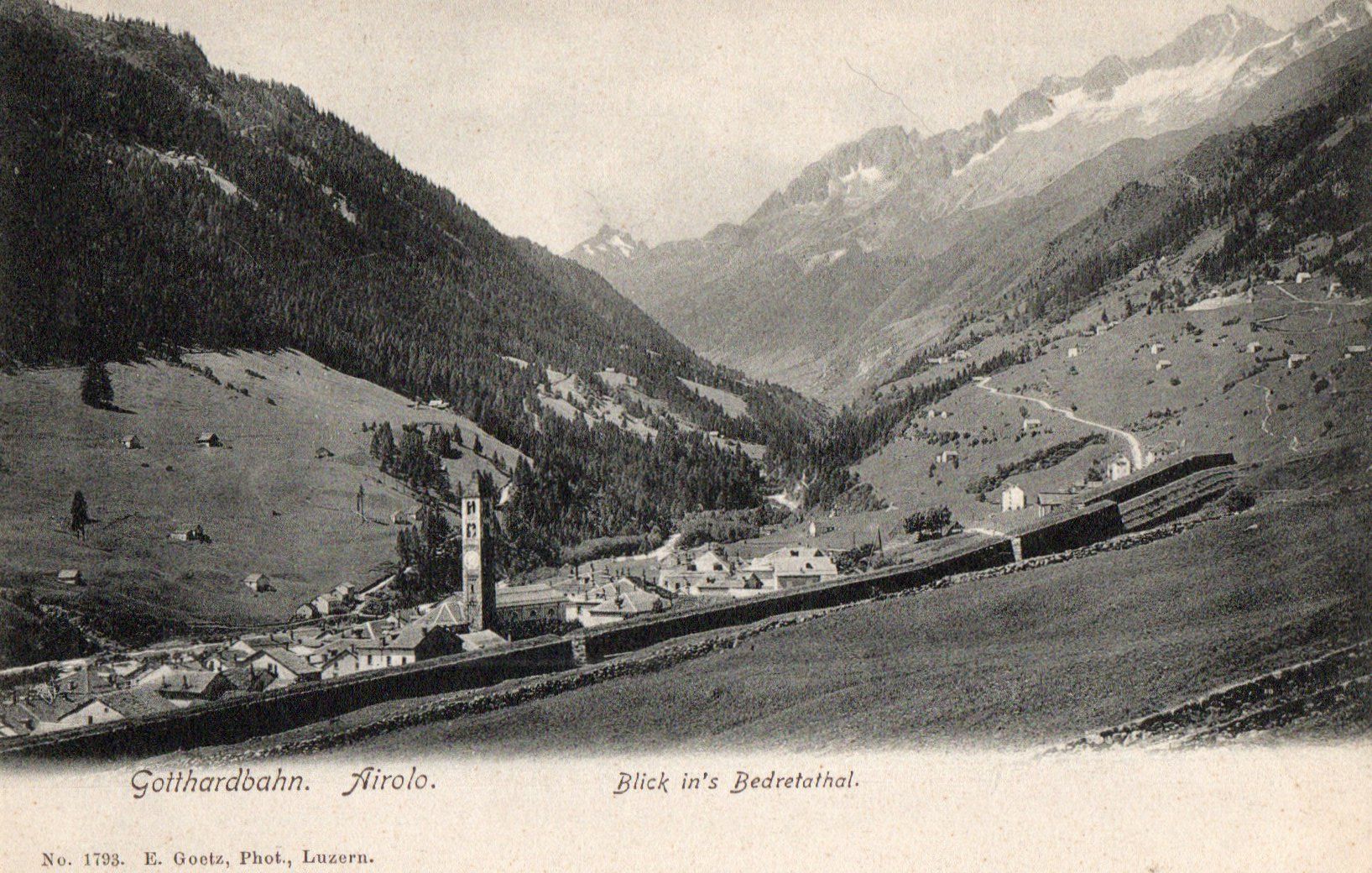 Cartes postales: Airolo - Blick in's Bedrettothal – Neuf (Voir description) à Melano par pisonsdro