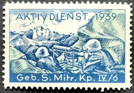 Soldatenmarke 2.WK, Geb Schützen Mitr Kp IV/6, Wi Inf 77