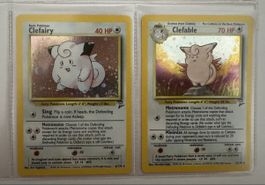 Pokémon Clefairy and Clefable Cards, Base set 2