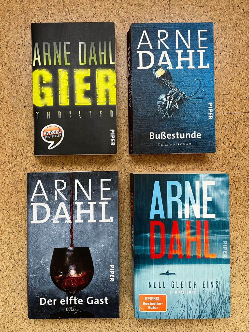 Bücher: Bücherpaket - 4x Buch von Arne Dahl – Gebraucht aus Grosswangen von Vita500