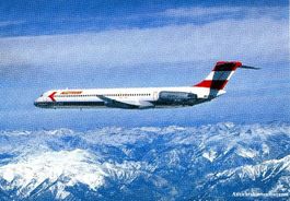 AUA - Austrian Airlines MD-81 + c1985