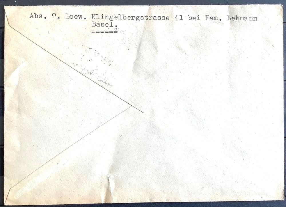 Tutti i francobolli: 1947 Pro Patria Satzbrief / Basel – Usato da Liestal venduto da Skunk02 1
