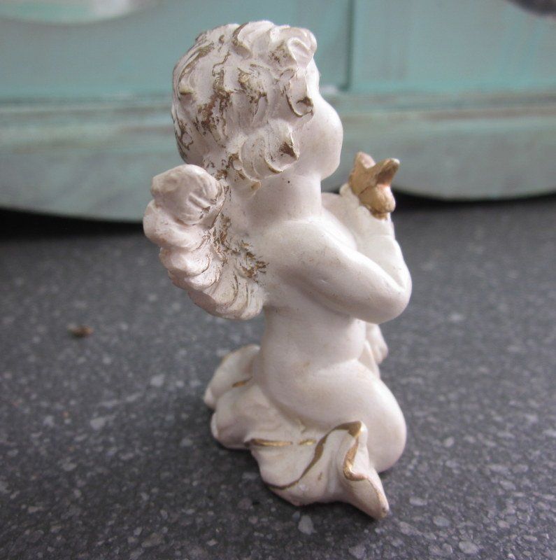 Statuette: Kleiner Engel mit Stern in den Händen – Usato da Bischofszell venduto da Pfau0 4