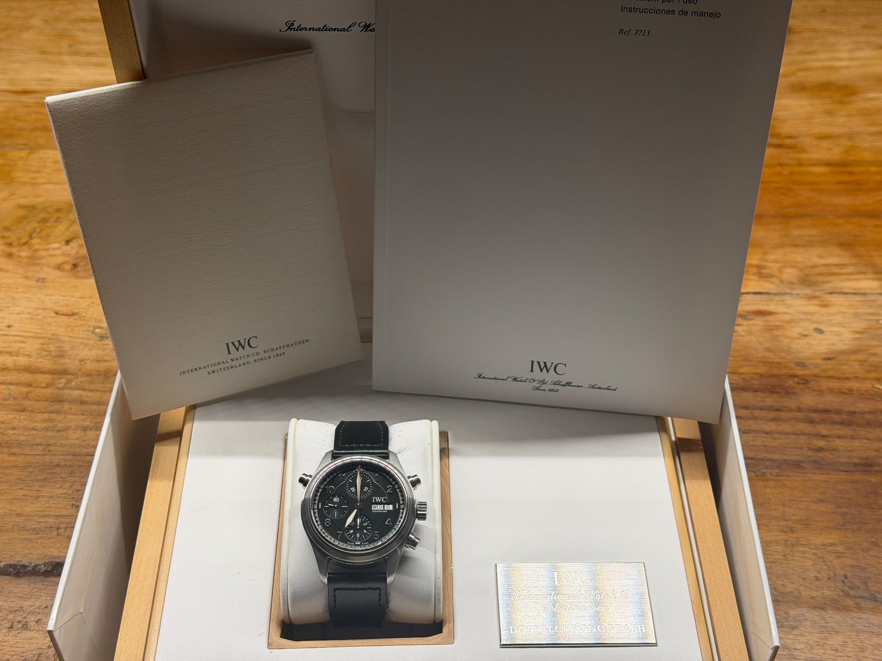 IWC Orologi: IWC Pilot Spitfire Doppel Chrono IW371333 – Usato da Aarau venduto da trader1000 3