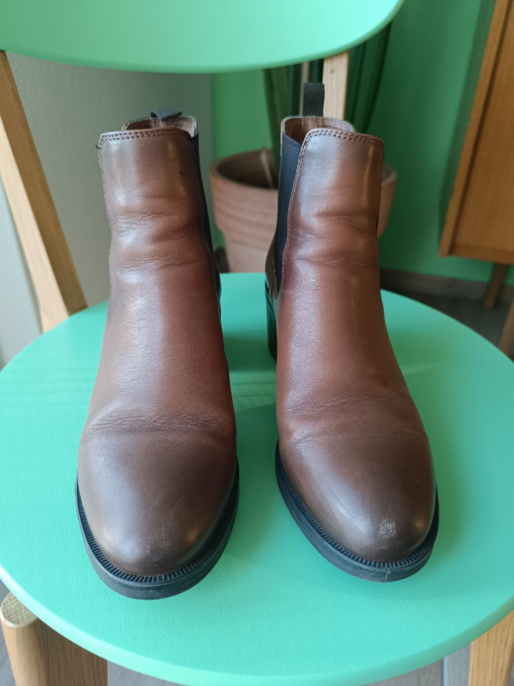 Ochsner Shoes Damenschuhe: Chelsea Boots braun – Gebraucht aus Wolfwil von SecondOwner 1