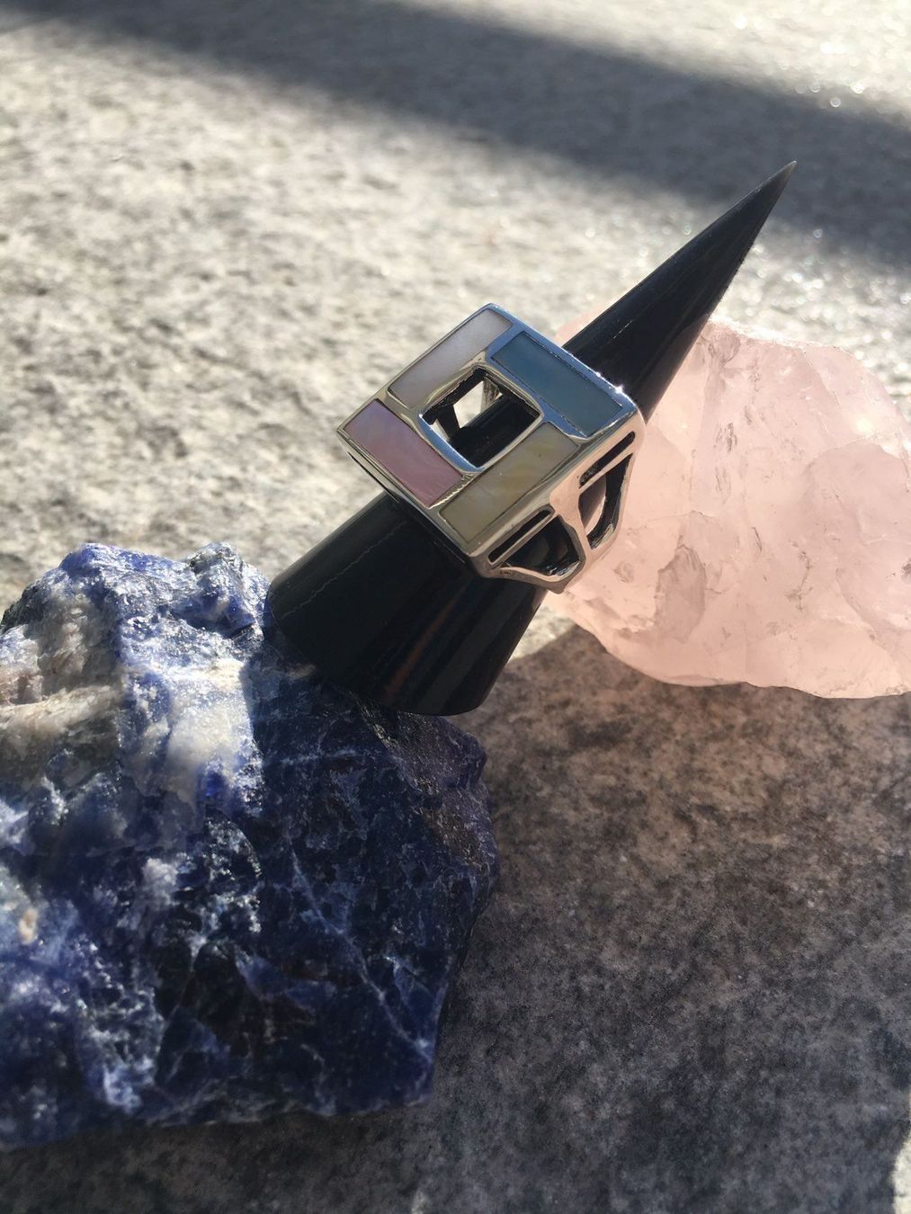 Anelli: Massiver 925 Sterling Silber Ring – Nuovo (secondo la descrizione) da Fislisbach venduto da Eye-Arts 5