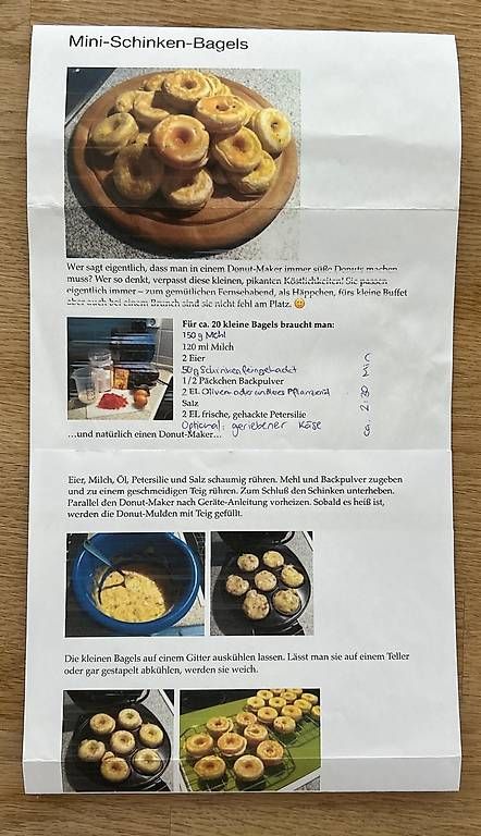 Küchengeräte: Mini-Donut Maker / Bagel Maker – Gebraucht aus Wabern von VanessaN90 4