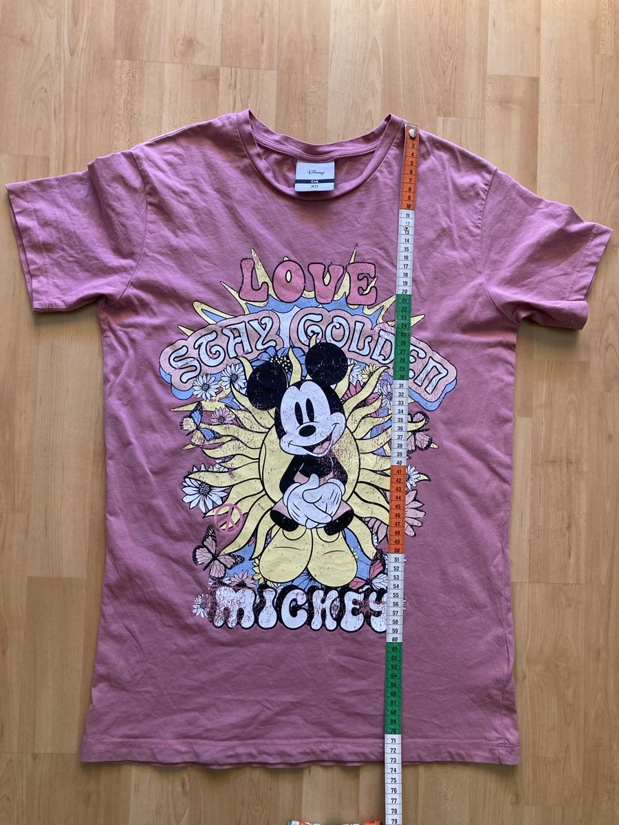 Disney Camicette, T-shirt & Top: altrosa Mickey-T-shirt – Usato da Bönigen venduto da Amsoldingen02 5