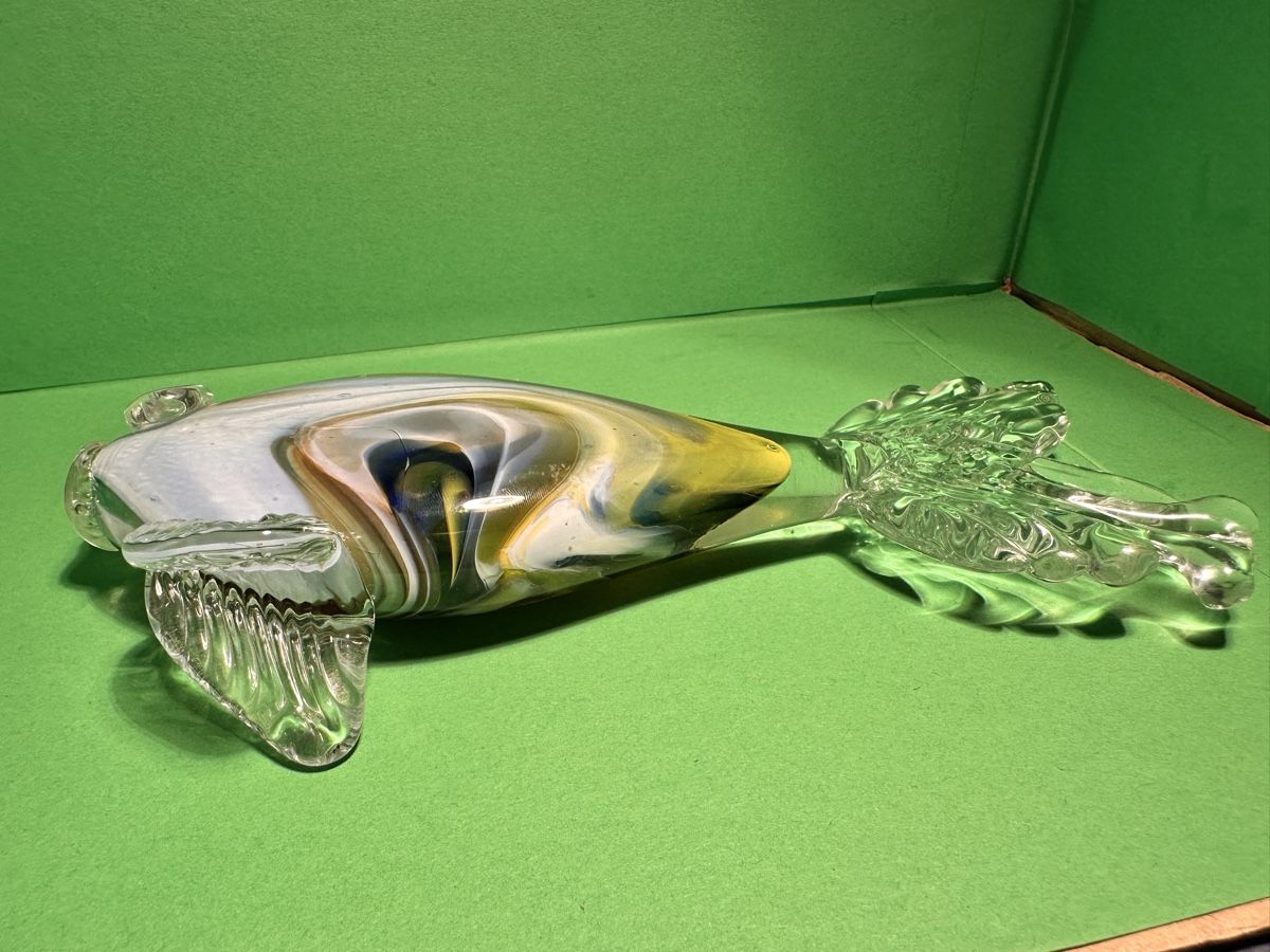 Murano Bicchieri: Schöner Muranoglas Fisch Dekofisch – Usato da Zürich venduto da marusapulmi 4