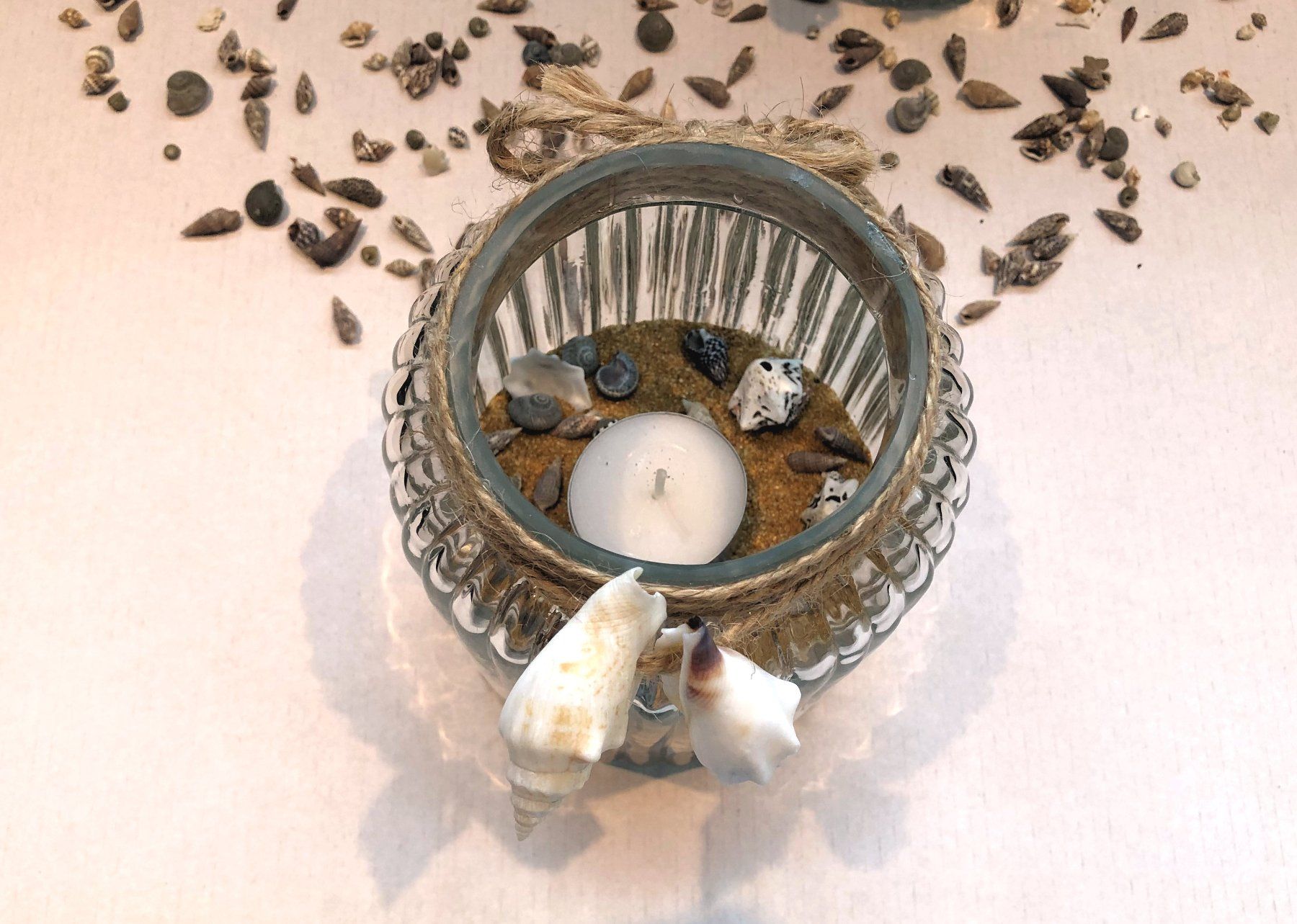 Sonstige Dekorationen & Accessoires: Windlichter mit Muscheln und Sand (2er Set) – Neu (gemäss Beschreibung) aus Rüti ZH von Jasna89 2