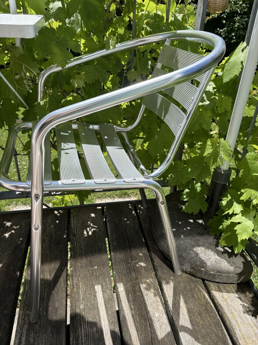 Sedie: 6 Gartenstühle aus Aluminium – Usato da Winterthur venduto da MARE014 1
