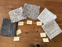 Stoff-Packet in grau