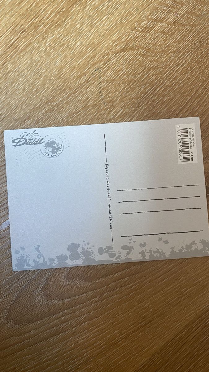 Cartoline postali: Diddle Postkarte Nr. 91-d – Nuovo (secondo la descrizione) da Beinwil (Freiamt) venduto da Akgeun 1