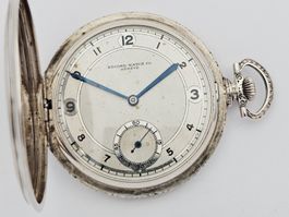 Record Watch Antike Savonette Taschenuhr 800 Silber