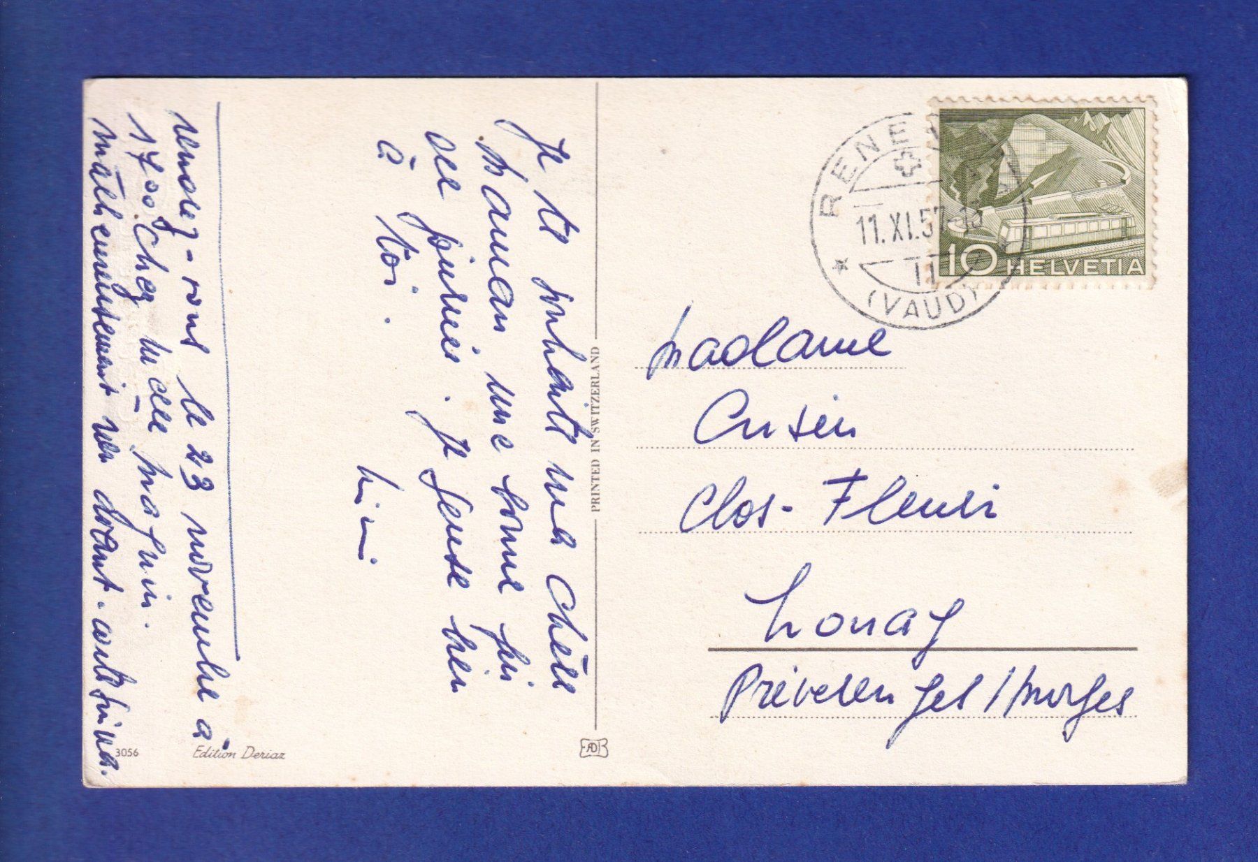 Cartoline postali: OISEAU // pli // – Usato da Pully venduto da nicecards-shop 1