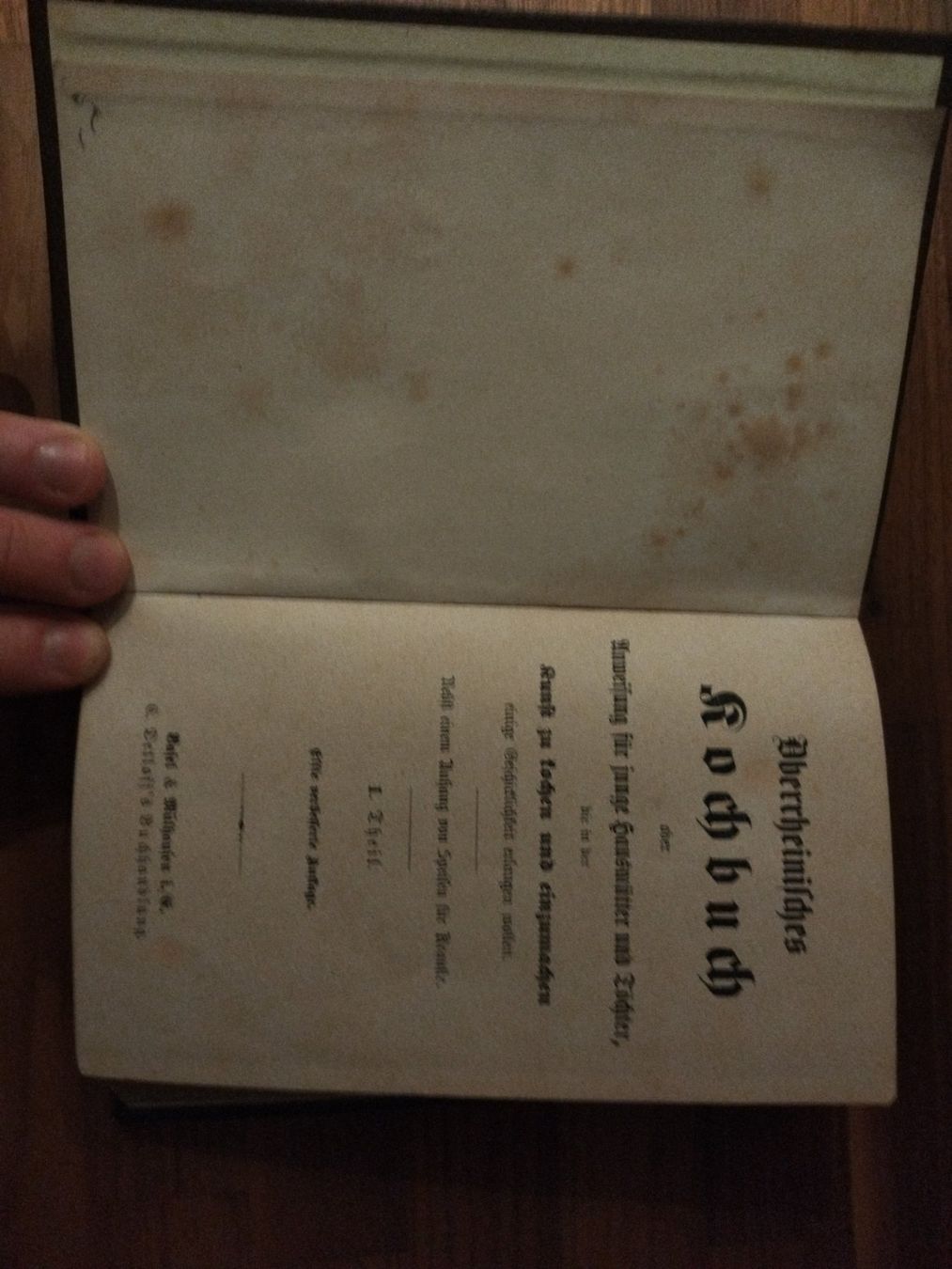 Libri: Kochbuch antik 1877 – Usato da Felben-Wellhausen venduto da bananajoe8474 2