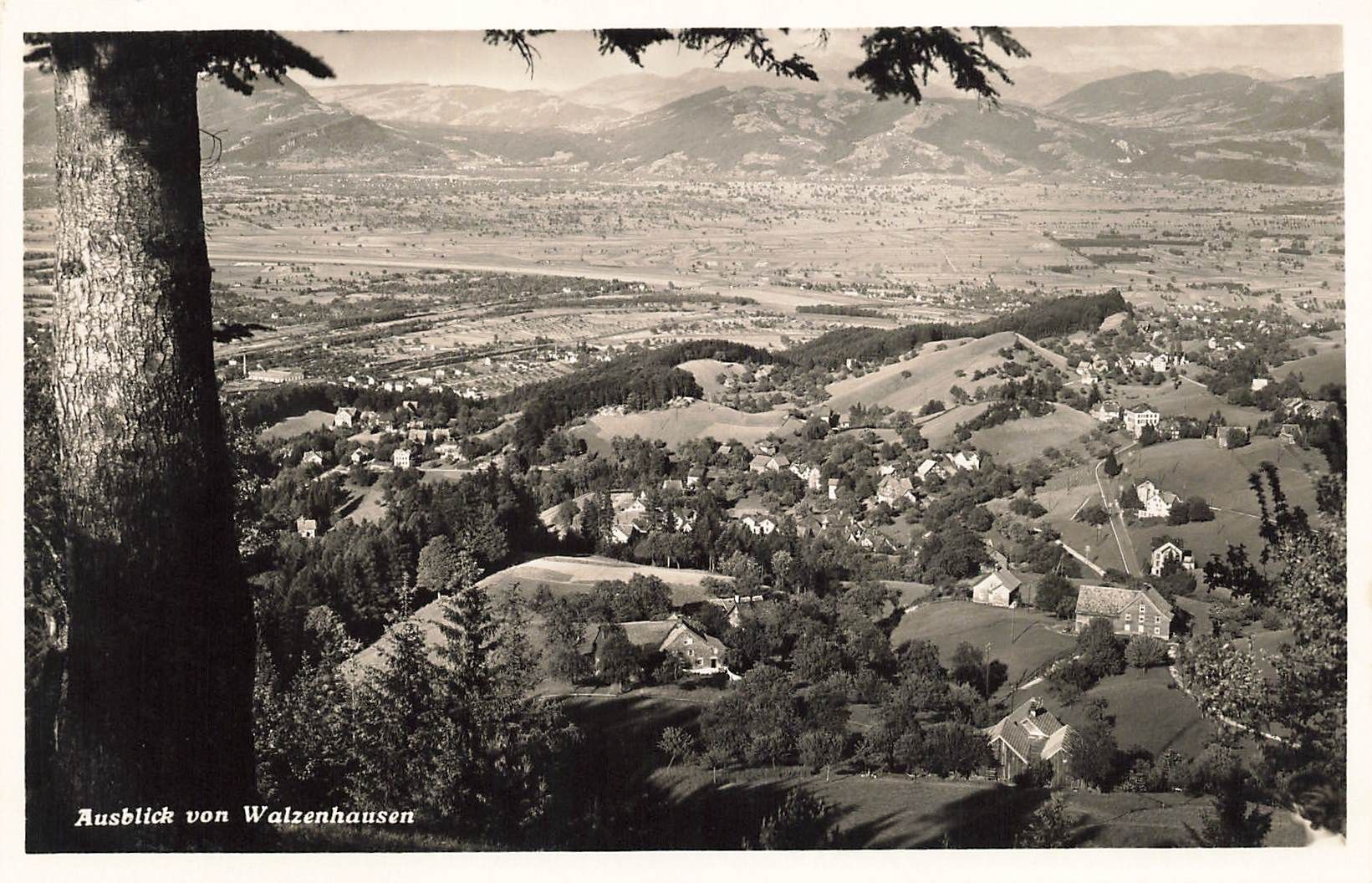 Ansichtskarten: Walzenhausen AR Ausblick – Gebraucht aus Biasca von Blenio71