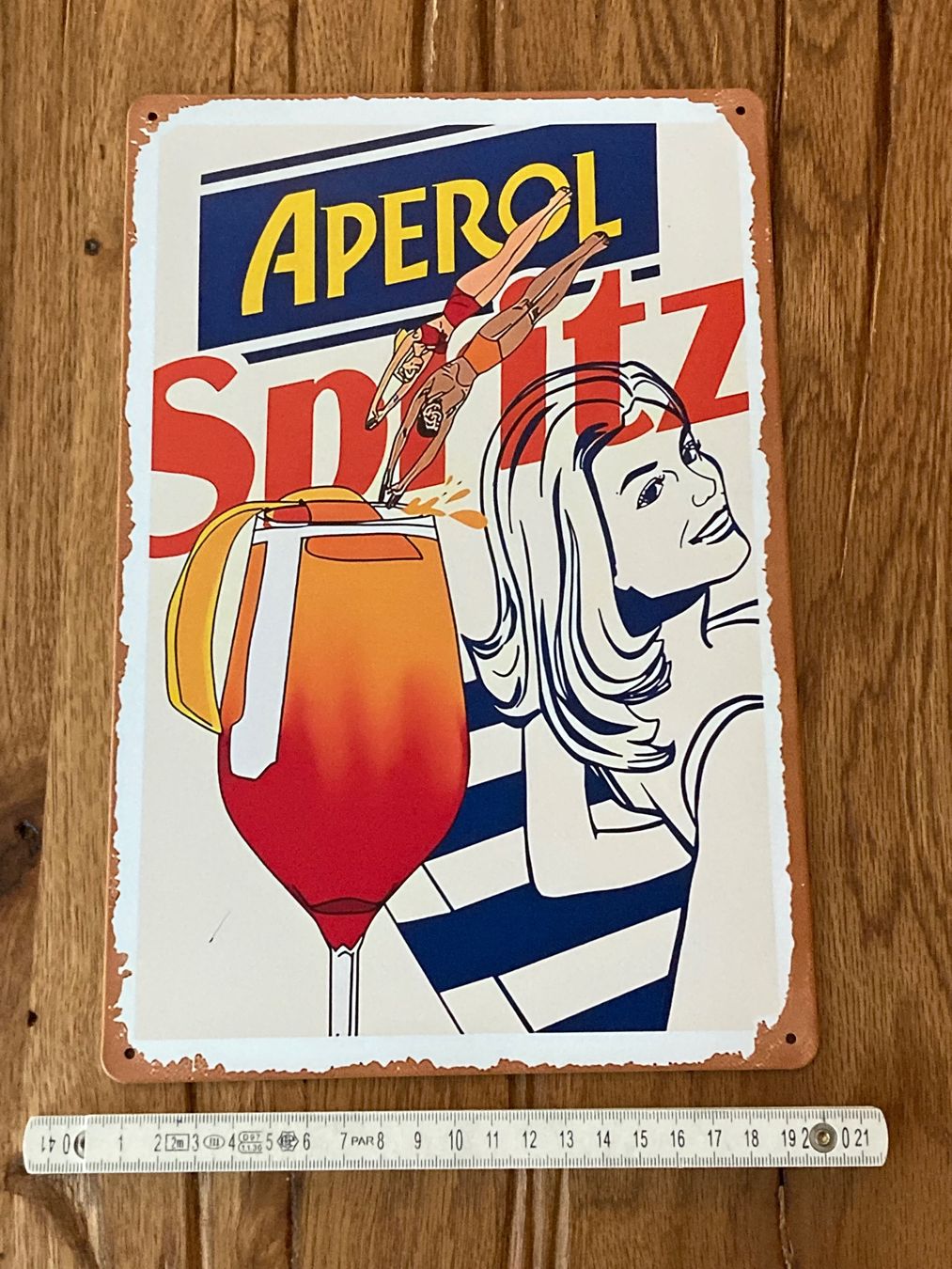 Bevande alcoliche: Schönes Bar Schild Aperol / neu – Nuovo e nell'imballaggio originale da Bremgarten AG venduto da Eurotiz 1