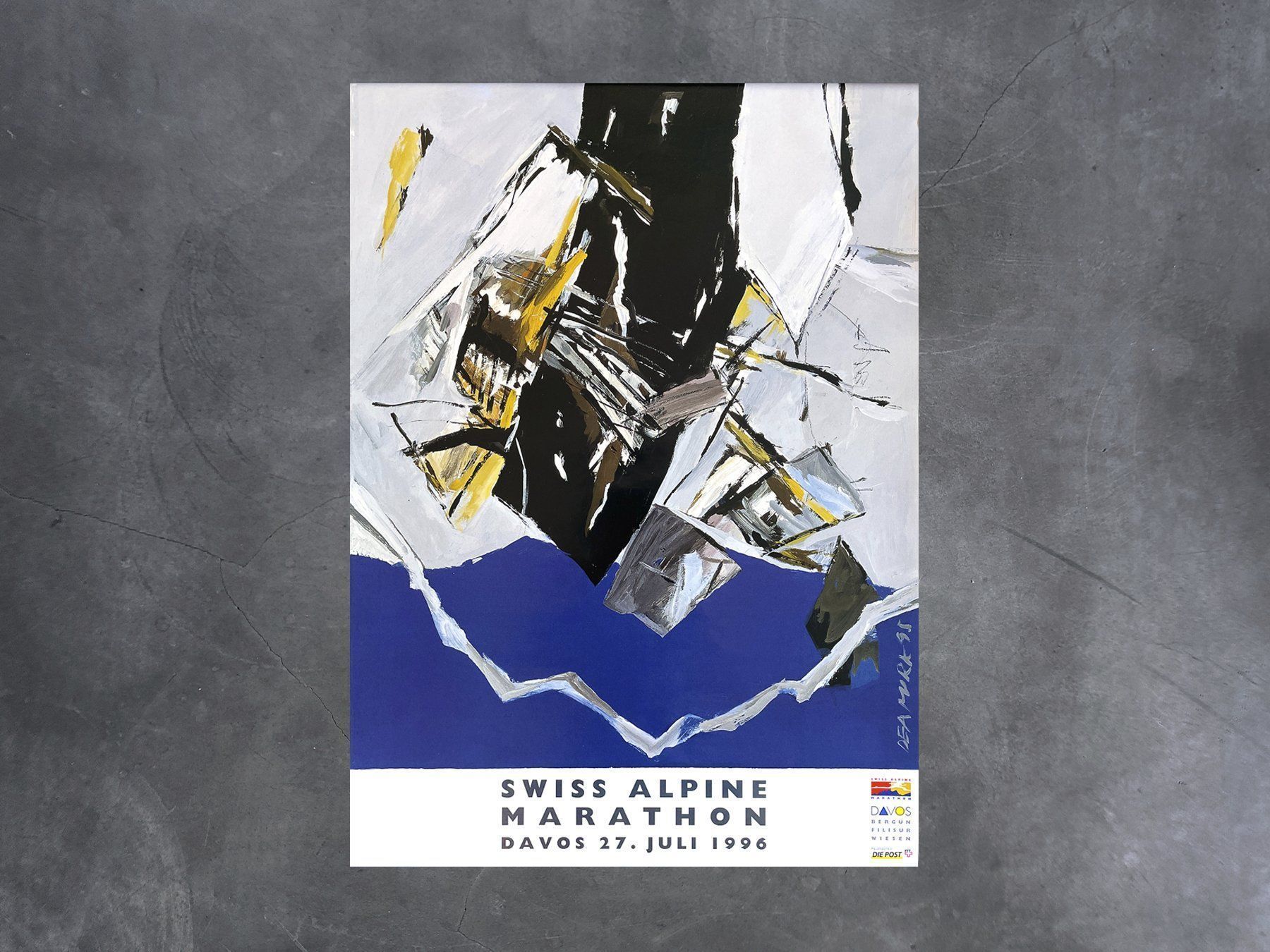 Poster & Bilder: Swiss Alpine Marathon Davos, Kunstplakat – Neu (gemäss Beschreibung) aus Chur von design-of-time