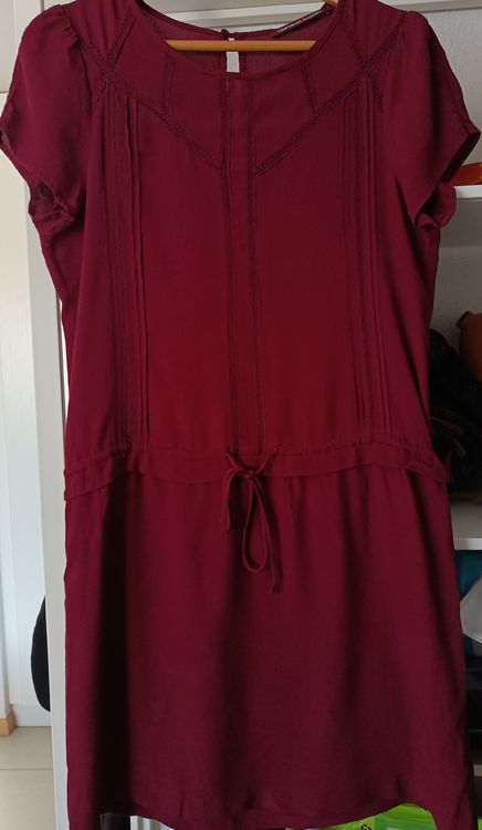 Robe Comptoir Des Cotonniers Taille 38 - Multicouleur En Viscose - Mi-longue, Manches Courtes - Occasion Très Bon État