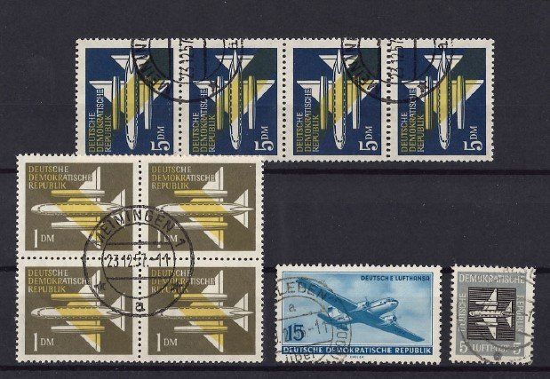 Alle Briefmarken: DDR Los mit VBs, Belegen und Blocks – Gebraucht aus Bellach von qsearch 2