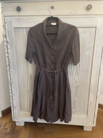 Leinenkleid Poetry Gr. 36/38 Sommerkleid braun