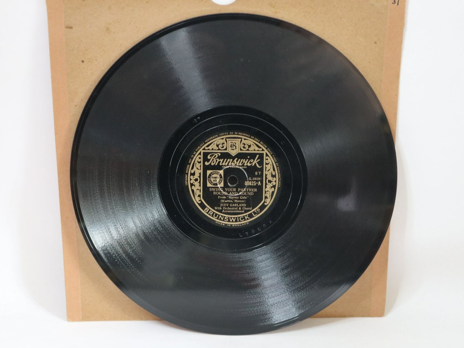 Dischi in vinile: Schellack Judy Garland Swing Your Partner Kenny Baker – Usato da Eschenbach SG venduto da Astalavista 1