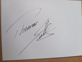 Thomas Sutter -  handsigniert - Schwingerkönig