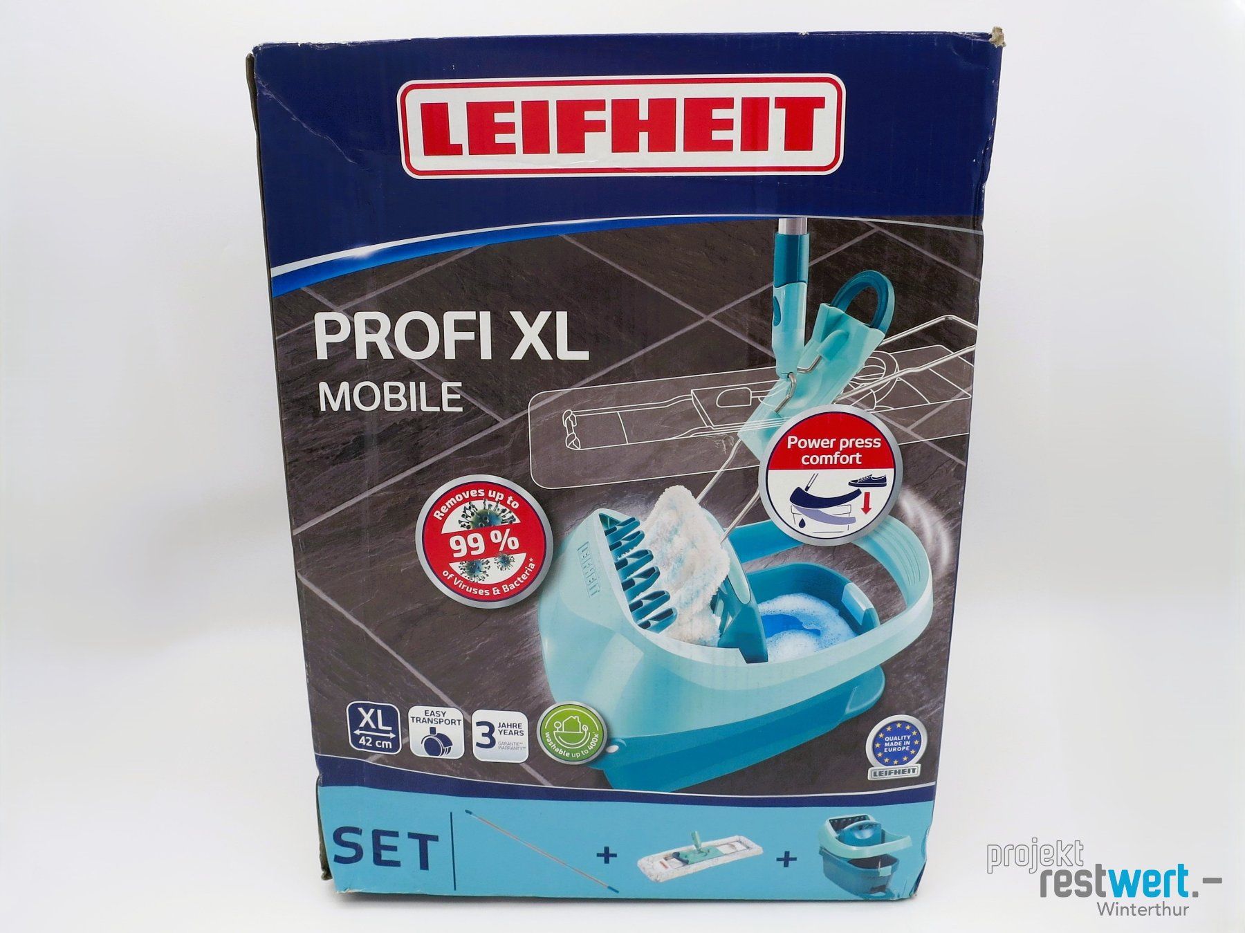 Leifheit Sonstige Reinigungsgeräte: LEIFHEIT - ProfiXL Mobile - Bodenwischer Set – Neu (gemäss Beschreibung) aus Winterthur von Restwert_Winterthur 5
