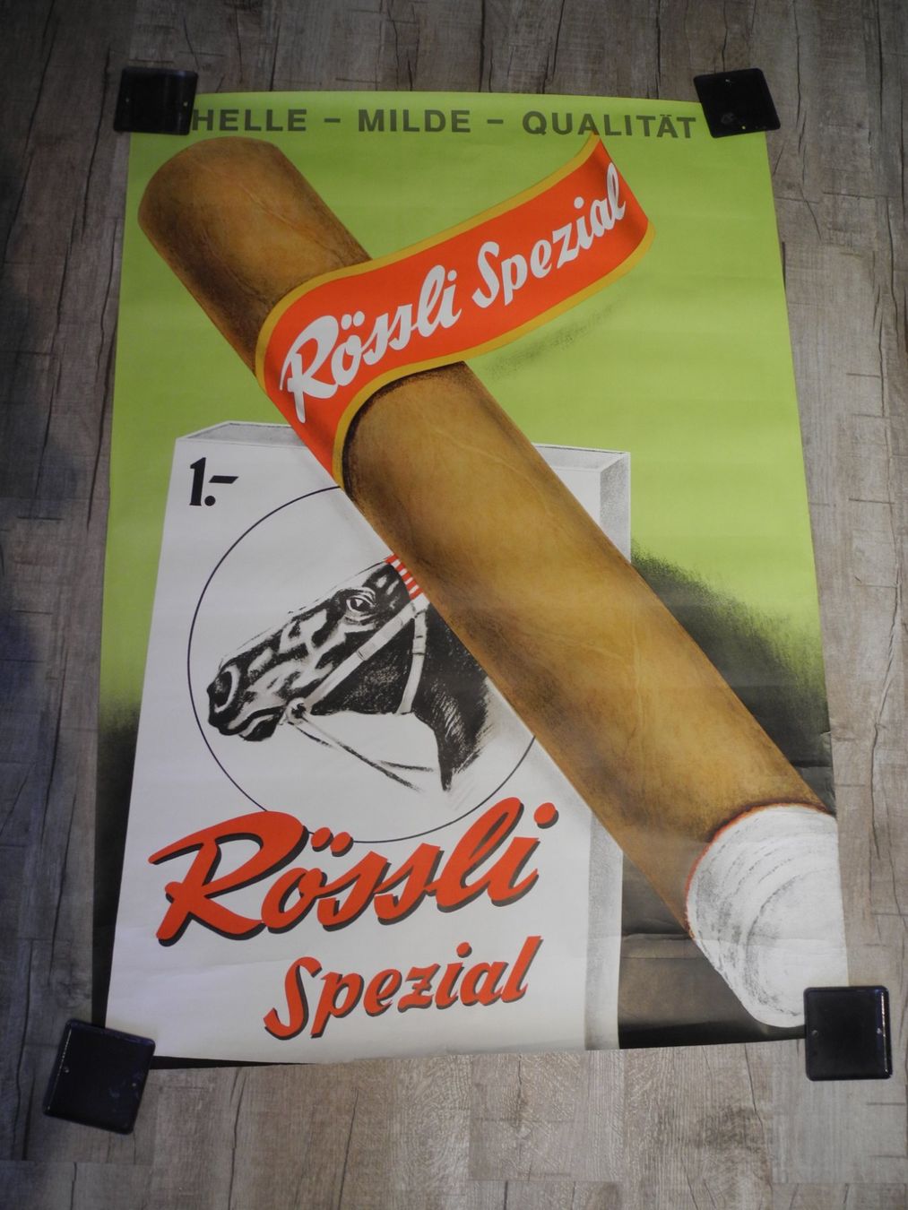 Poster & Bilder: ALTES RÖSSLI PLAKAT – Gebraucht aus Reinach AG von Huckleberrysix 3