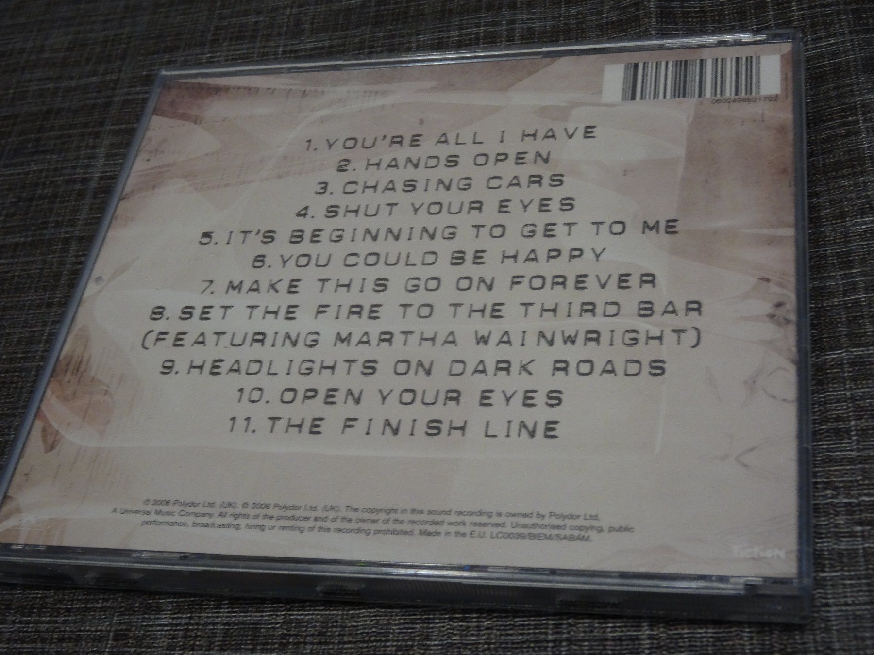 CDs: Snow Patrol - Eyes Open CD – D'occasion à Olten par Disc-Ausverkauf 1