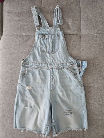 Latzhose Denim Kurz Gr.152 Top Zustand!