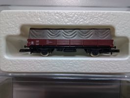 Neu OVP Märklin Z 8665 DB Flachwagen mit Ladung