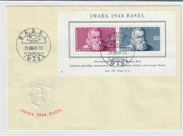 IMABA BASEL 1948 FDC