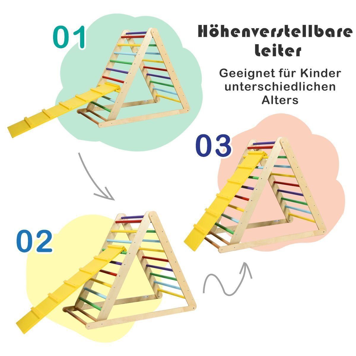 Giocattoli: Kletterdreieck Klappbar mit Leiter Holz – Nuovo e nell'imballaggio originale da Bottighofen venduto da zaap 5