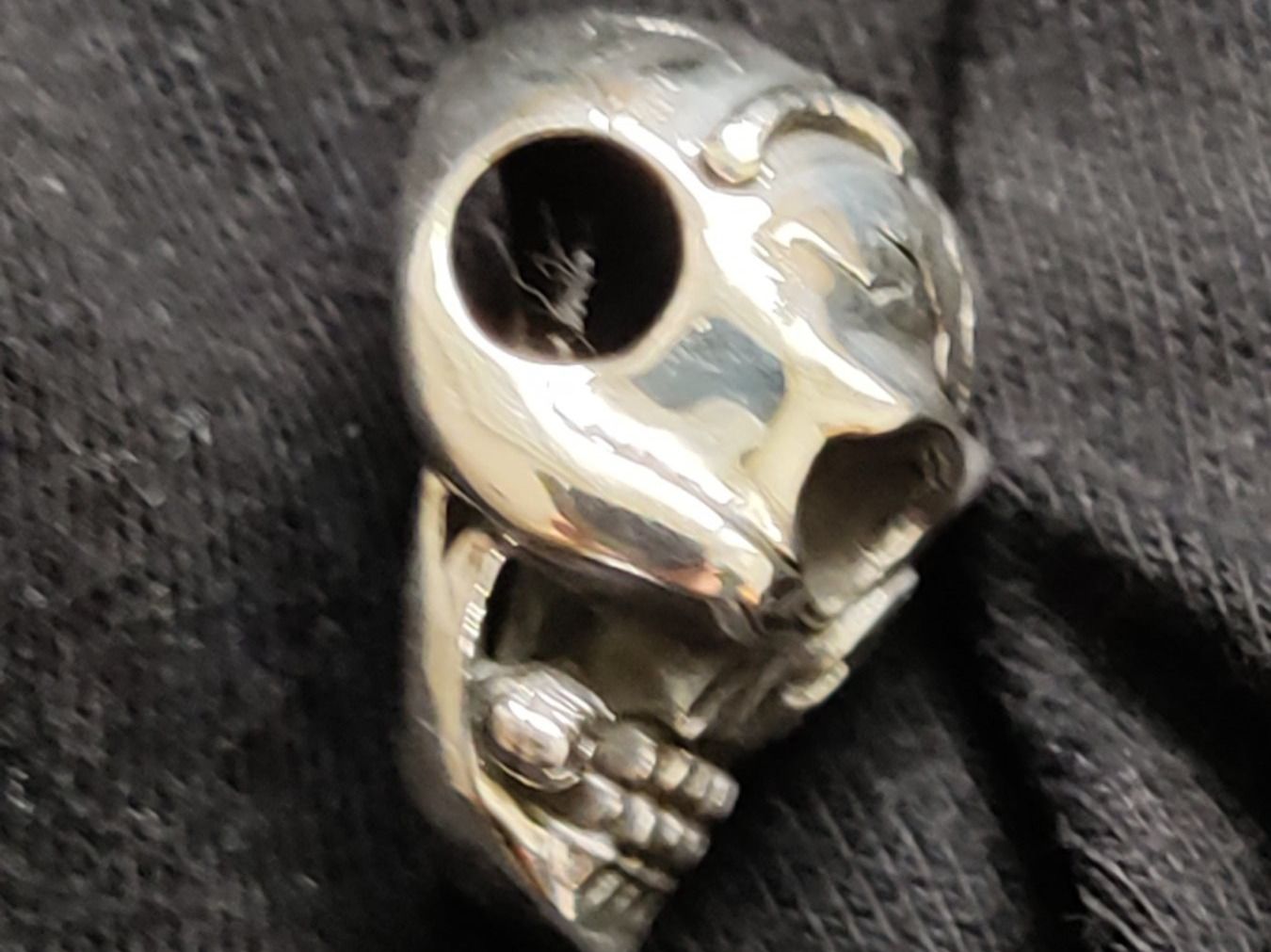 Ciondoli: Silber Skull Totenkopf Anhänger / Crâne – Nuovo (secondo la descrizione) da Laufen venduto da Sunjupite7 5