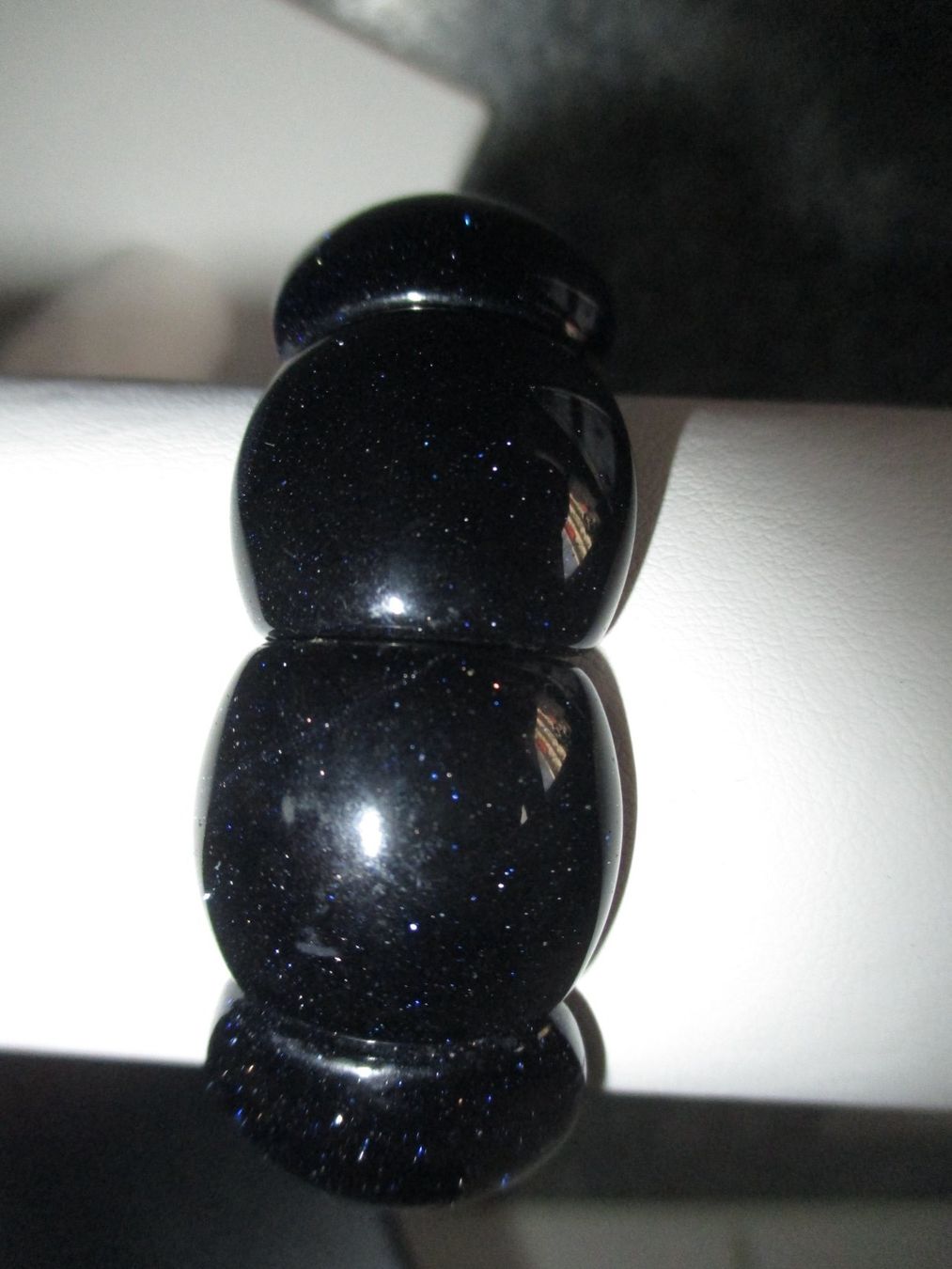 Bracciali & Braccialetti: BLUE GOLDSTONE EDELSTEIN ELASTARMBAND CA 20CM – Usato da Winterthur venduto da katzen07 2