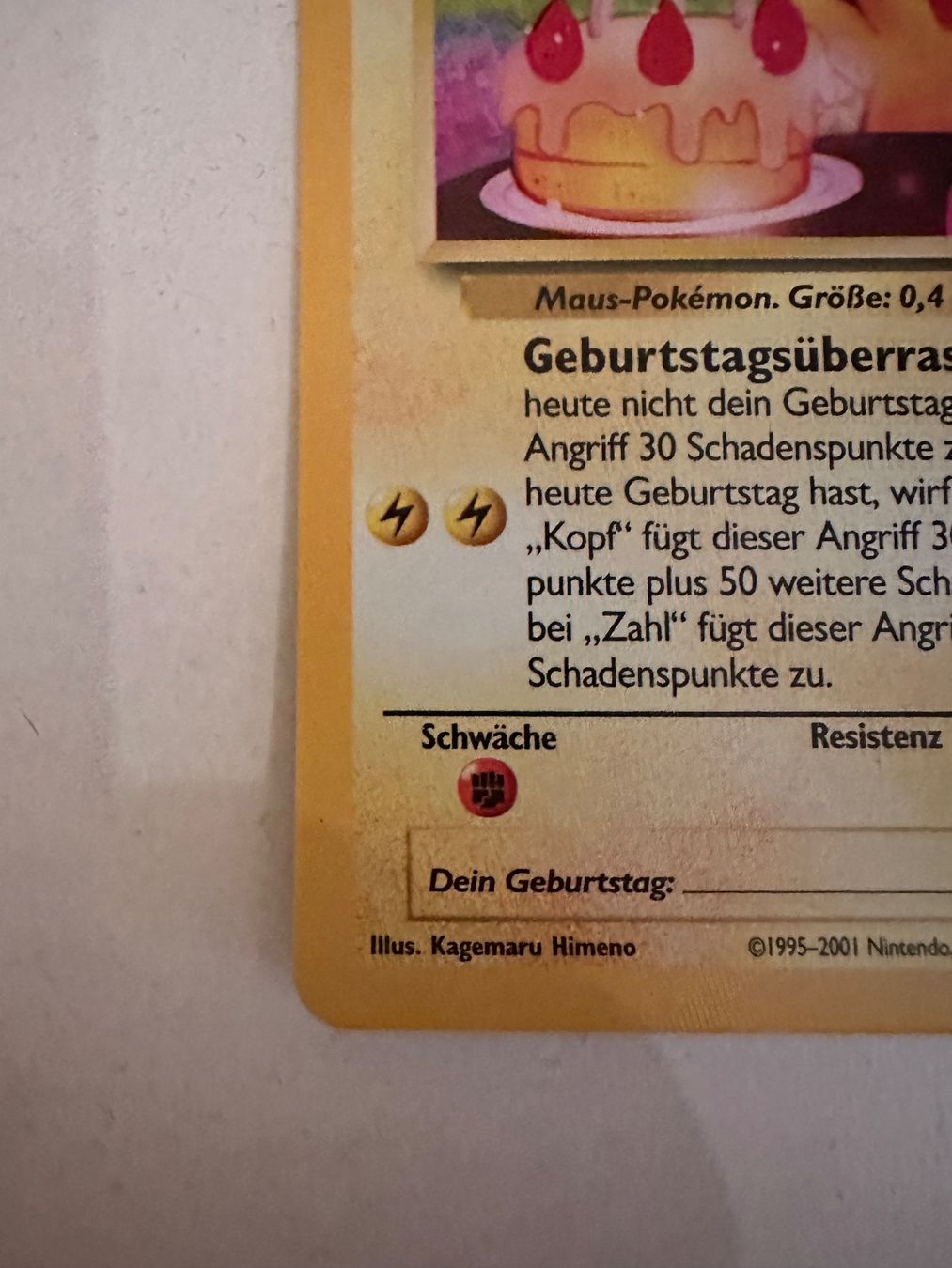 Pokémon Carte collezionabili: Birthday Pikachu 2021 DE Pokémon Celebrations – Nuovo (secondo la descrizione) da Vordemwald venduto da MoviesAndGames 3