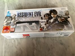 RESIDENT EVIL THE DARKSIDE CHRONICLES MIT ZAPPER NINTENDO WI