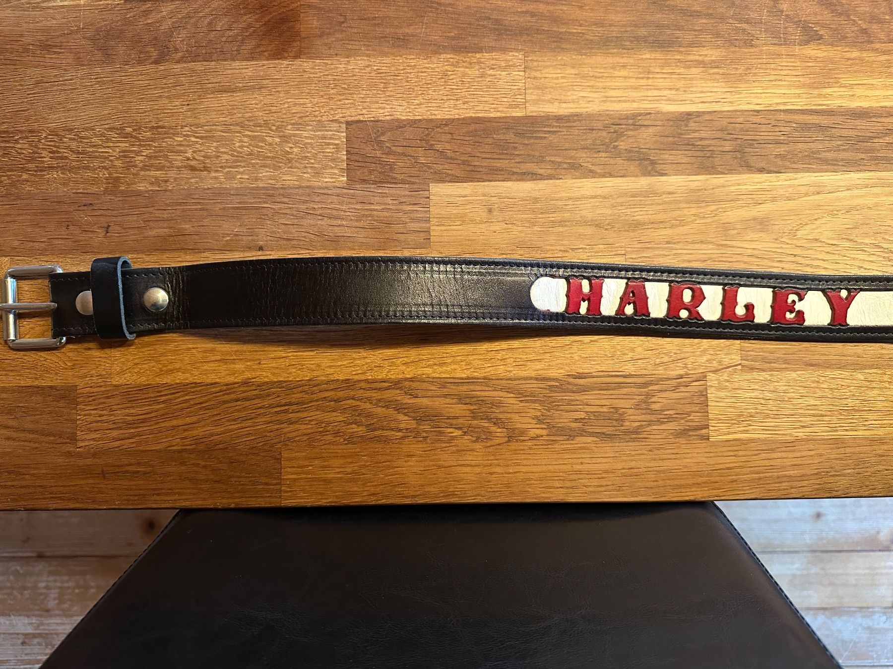 Harley-Davidson Cinture: Ledergürtel Harley Davidson 126cm – Usato da Kaltenbach venduto da Dogsen 1