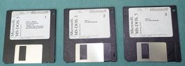 MS DOS 5.0 Diskettensatz auf 3.5 Zoll Disketten